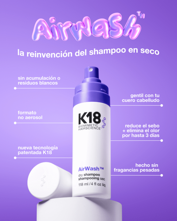 K18 Airwash shampoo en seco - Imagen 2